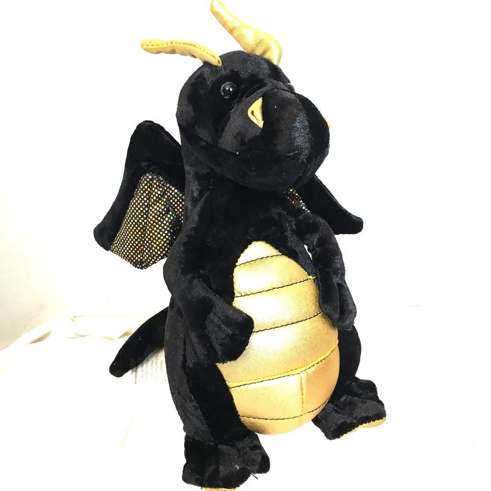 Douglas Soft and Cuddly Blk  Dragon NOS